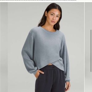 Lululemon Reversible Crossover Sweater - Chambray